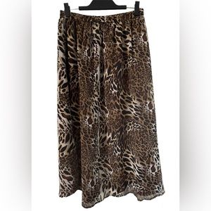 Dena Lauren animal print skirt 1X NWOT